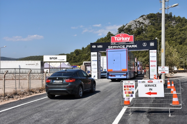 Muğla'da Türkiye Rallisi öncesi yaşam alanı oluşturuldu